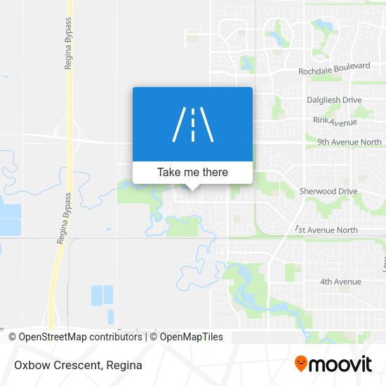 Oxbow Crescent map