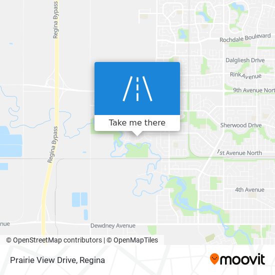 Prairie View Drive map