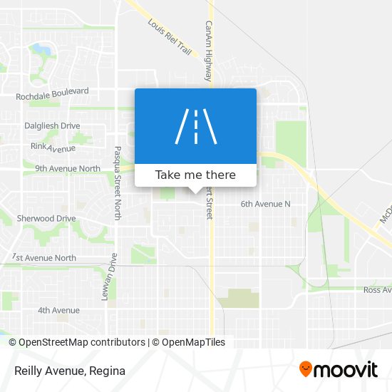 Reilly Avenue map