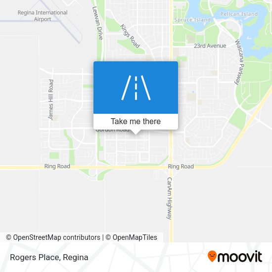 Rogers Place map