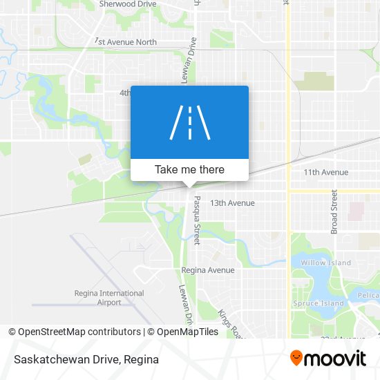 Saskatchewan Drive map