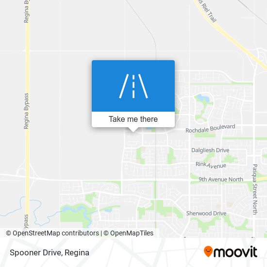 Spooner Drive map