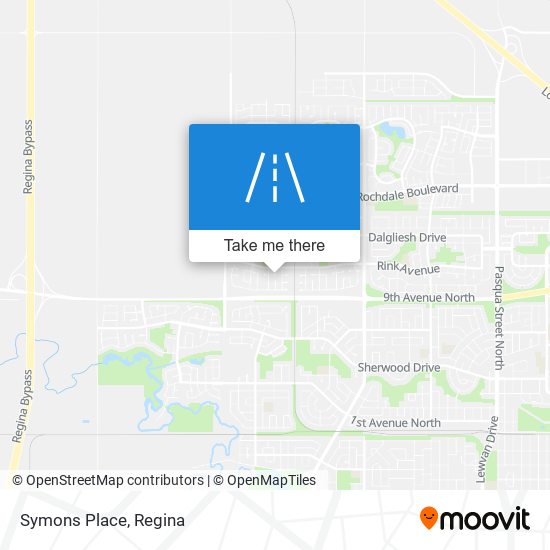 Symons Place map