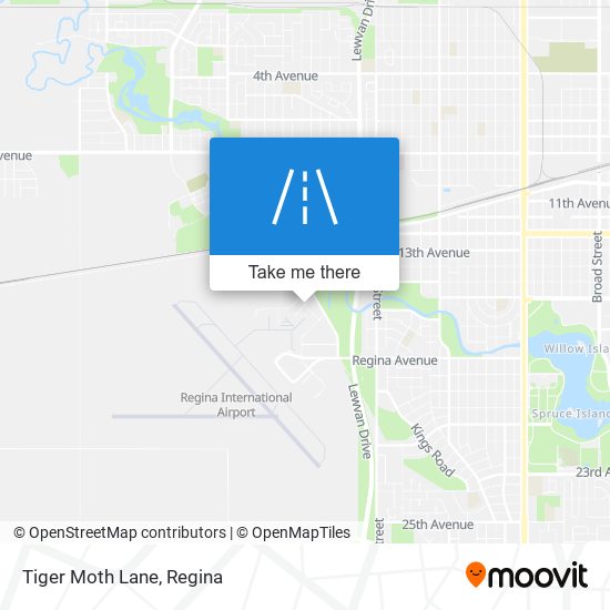 Tiger Moth Lane map