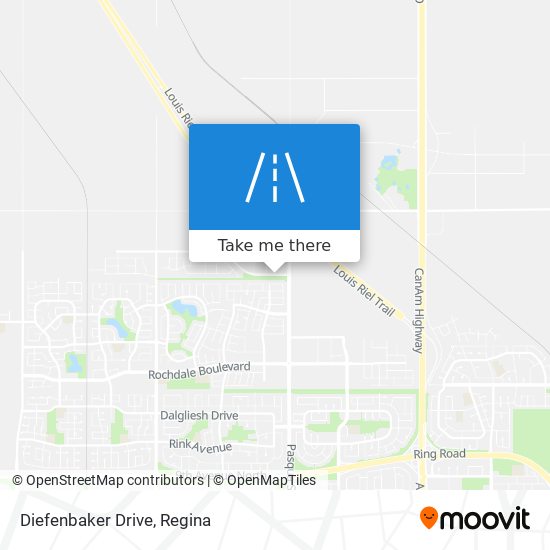 Diefenbaker Drive map