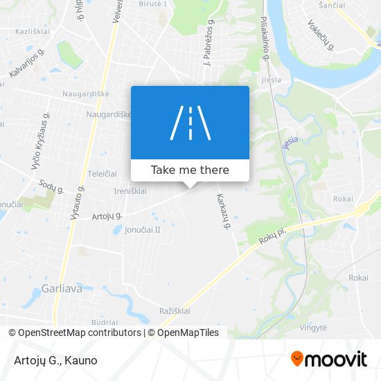 Artojų G. map