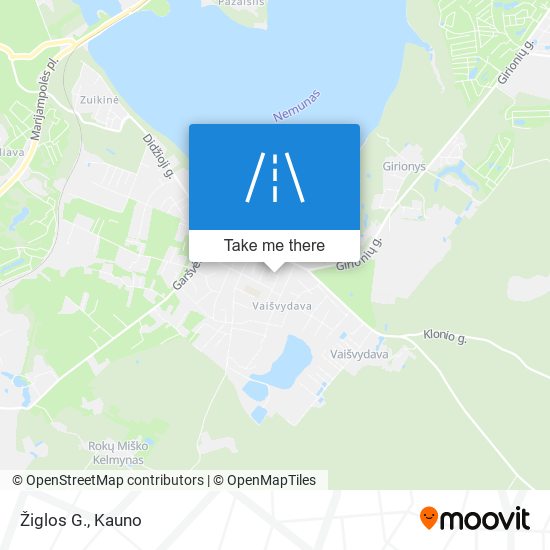 Žiglos G. map