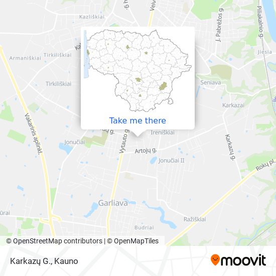 Karkazų G. map