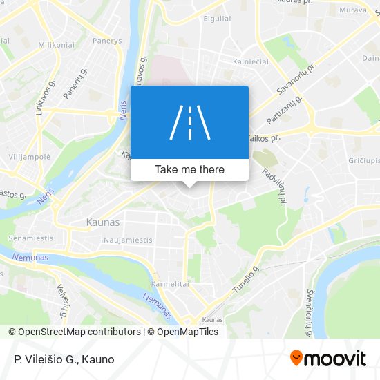 P. Vileišio G. map
