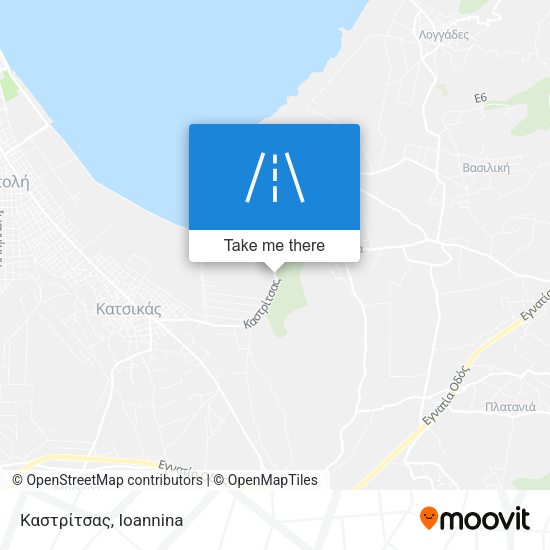 Καστρίτσας map