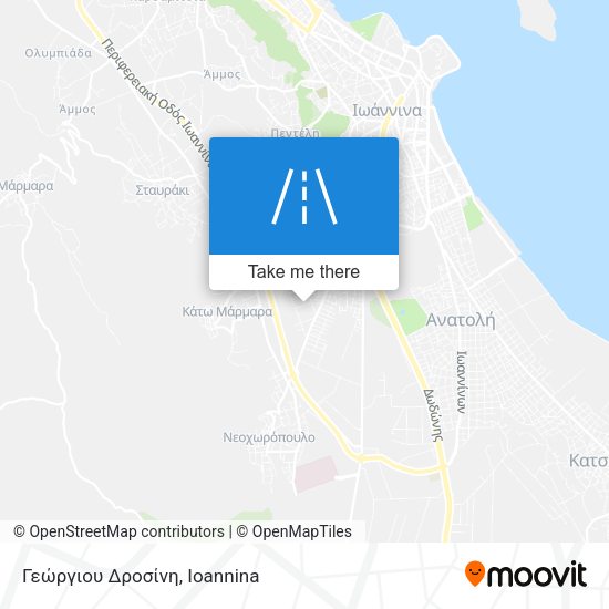 Γεώργιου Δροσίνη map