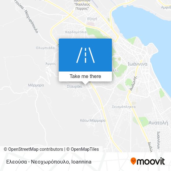 Ελεούσα - Νεοχωρόπουλο map