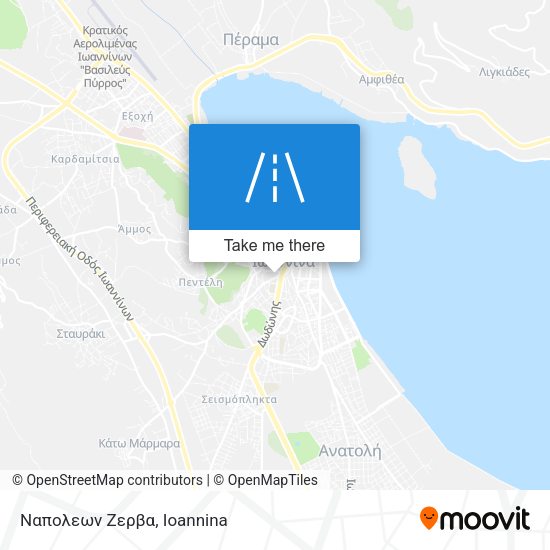 Ναπολεων Ζερβα map