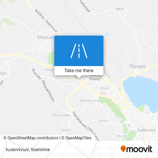 Ιωαννίνων map
