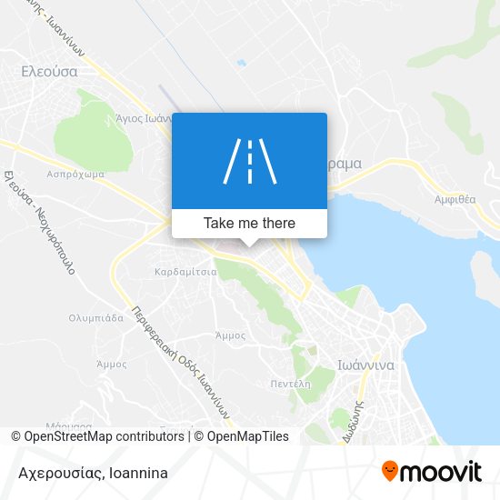 Αχερουσίας map