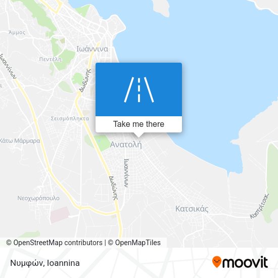 Νυμφών map