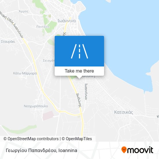 Γεωργίου Παπανδρέου map