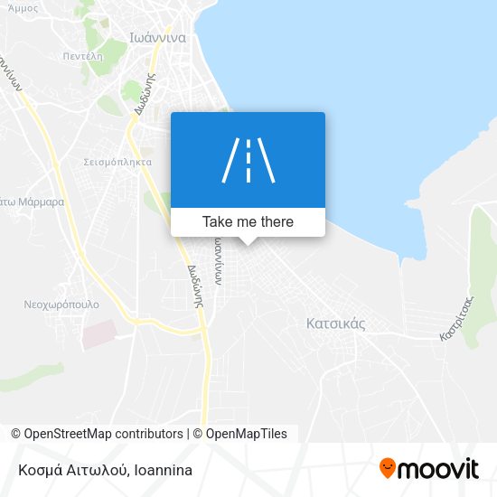 Κοσμά Αιτωλού map