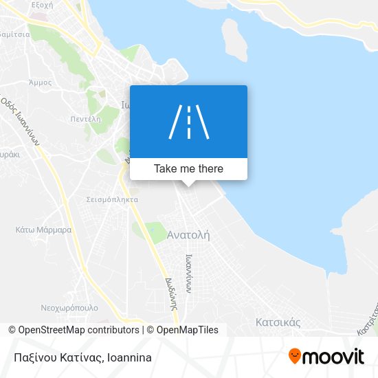 Παξίνου Κατίνας map