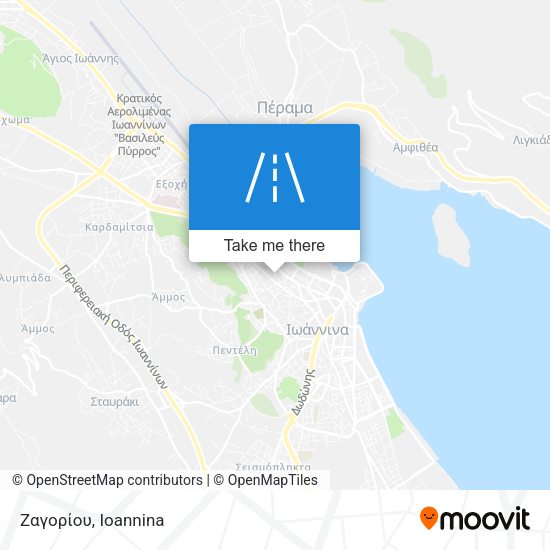 Ζαγορίου map