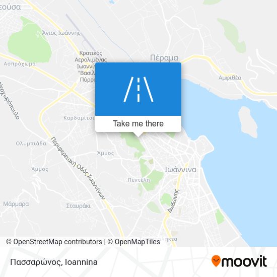 Πασσαρώνος map