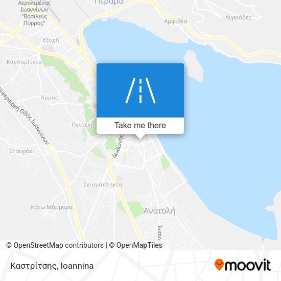 Καστρίτσης map