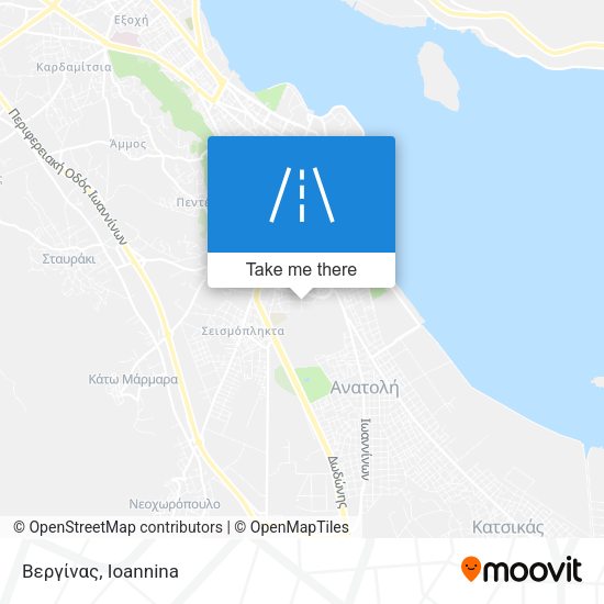 Βεργίνας map