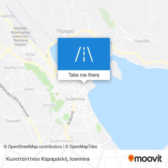 Κωνσταντίνου Καραμανλή map