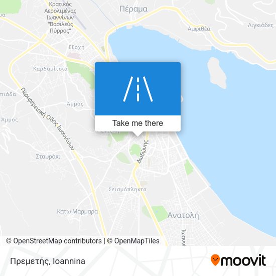 Πρεμετής map