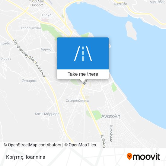 Κρήτης map