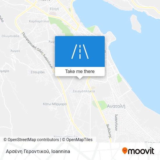 Αρσένη Γεροντικού map