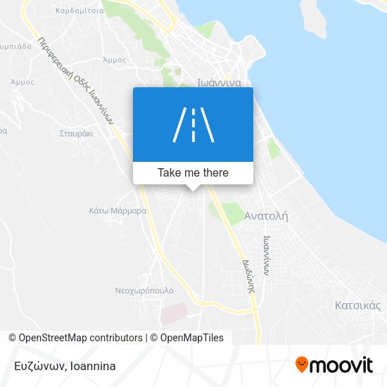 Ευζώνων map