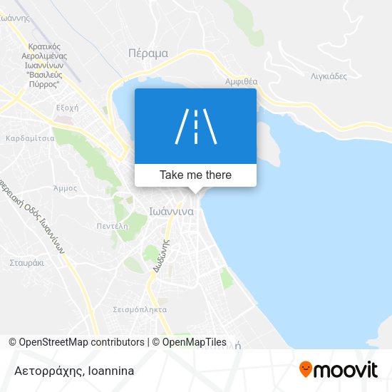 Αετορράχης map