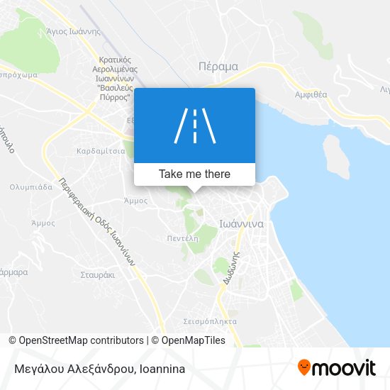 Μεγάλου Αλεξάνδρου map