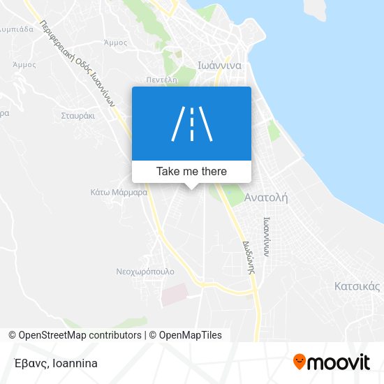 Έβανς map