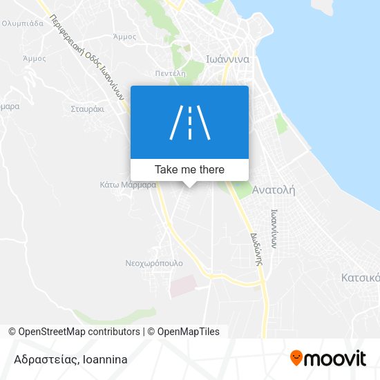 Αδραστείας map