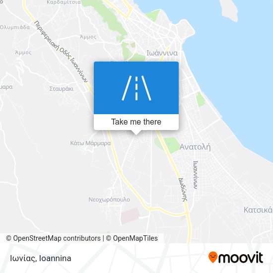 Ιωνίας map