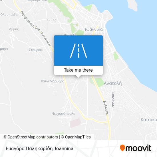 Ευαγόρα Παληκαρίδη map