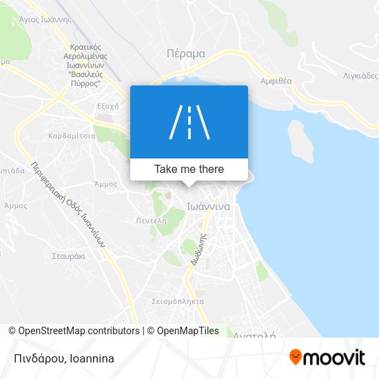 Πινδάρου map