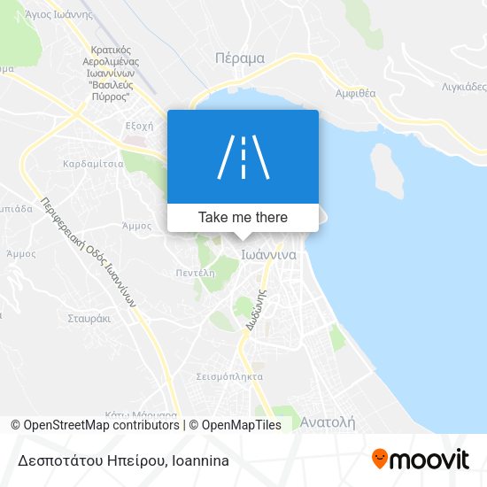 Δεσποτάτου Ηπείρου map
