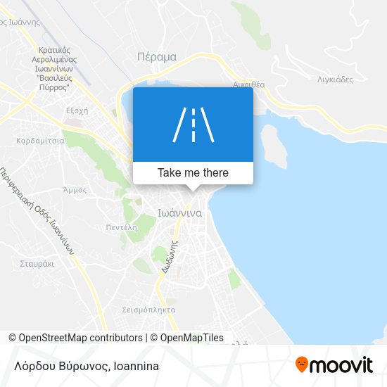 Λόρδου Βύρωνος map