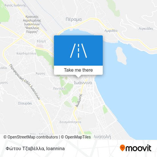 Φώτου Τζαβέλλα map