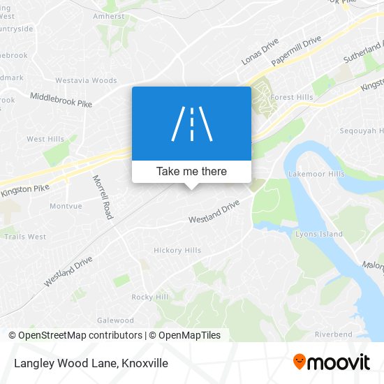 Langley Wood Lane map