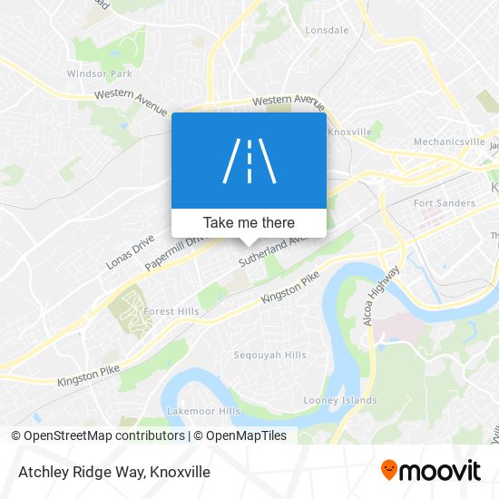 Atchley Ridge Way map