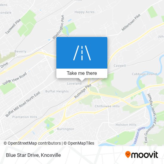 Blue Star Drive map