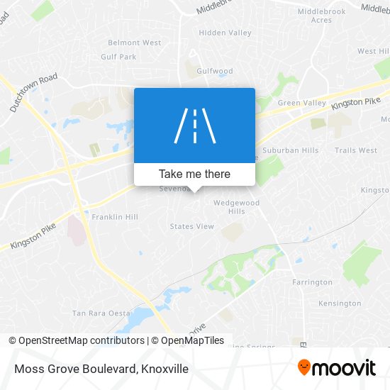 Moss Grove Boulevard map