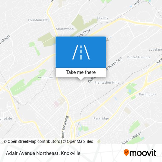 Mapa de Adair Avenue Northeast