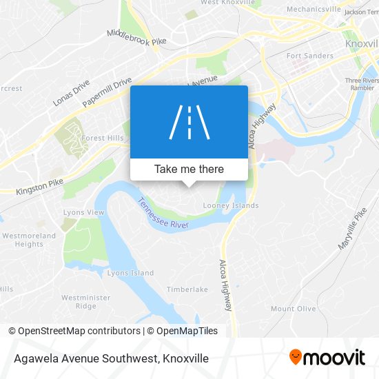 Mapa de Agawela Avenue Southwest