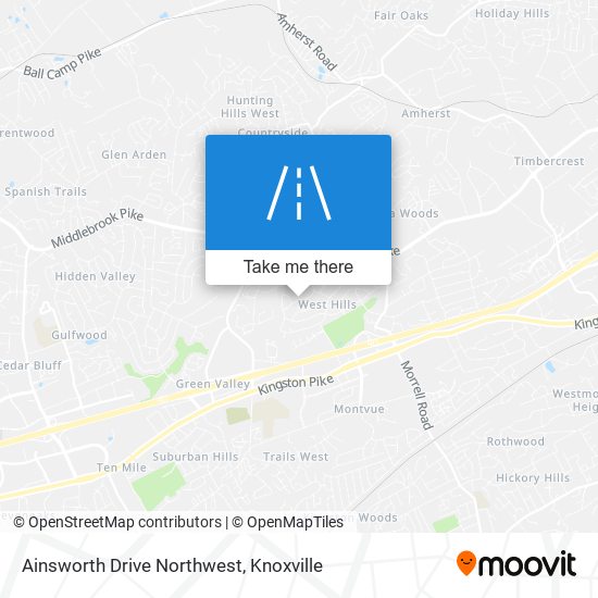 Mapa de Ainsworth Drive Northwest