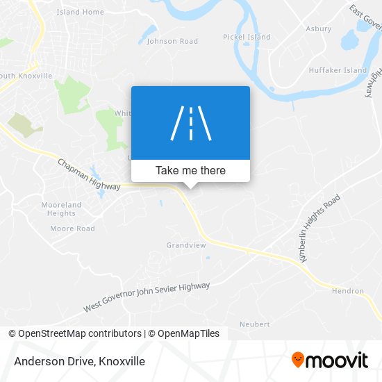 Anderson Drive map